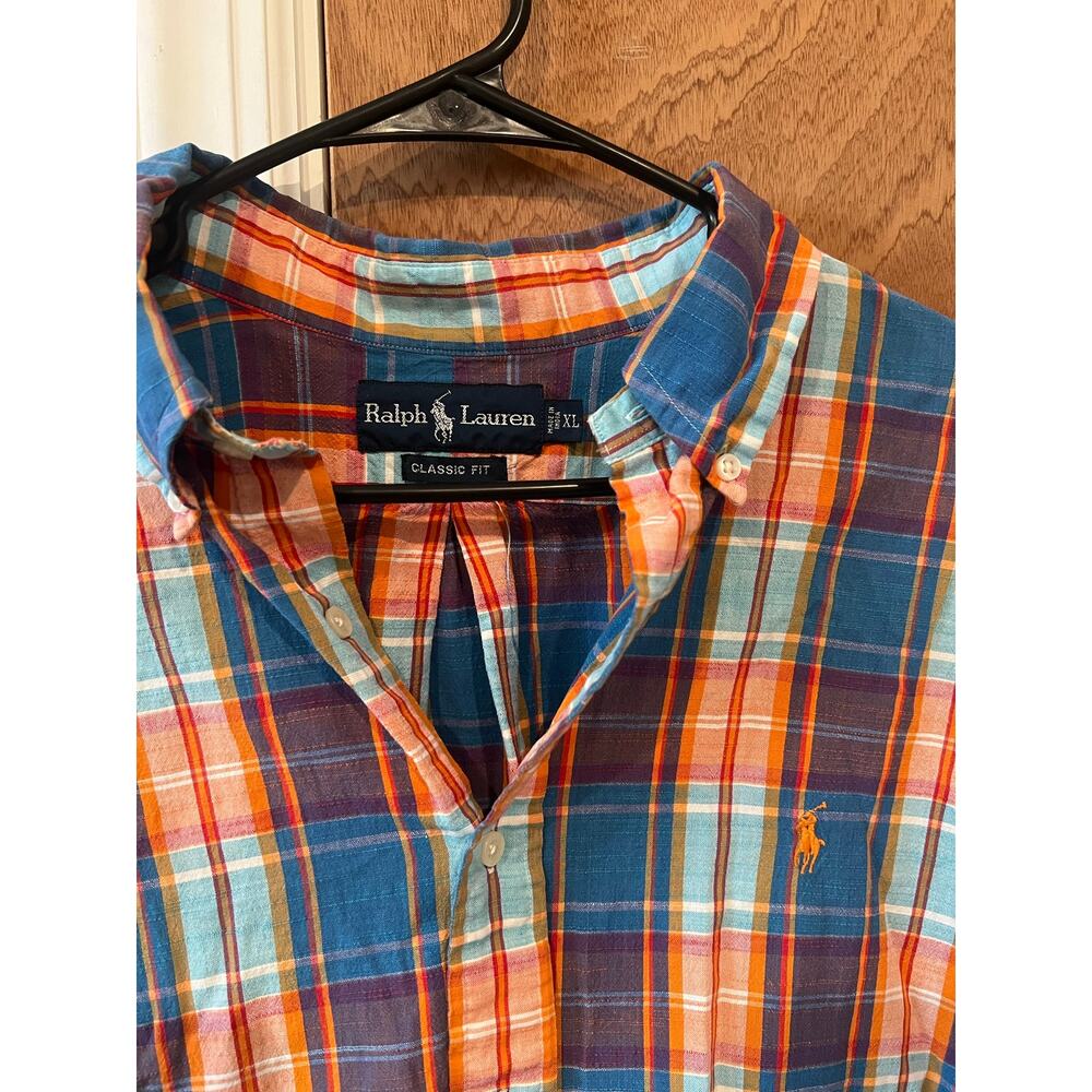 Ralph Lauren Plaid Button Down Shirt - Picture 2 of 3